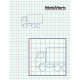 MeltMark Lastebil symbol 100x160cm hvit