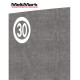 MeltMark Hastighet 30 200x131cm hvit