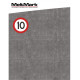 MeltMark Hastighet 10 Ø120cm hvit/svart/rød