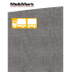 MeltMark Lastebil symbol 85x210cm hvit/gul