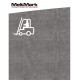 MeltMark Truck symbol 140x158m hvit
