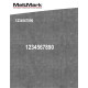 MeltMark Tall/bokstaver 20cm hvit