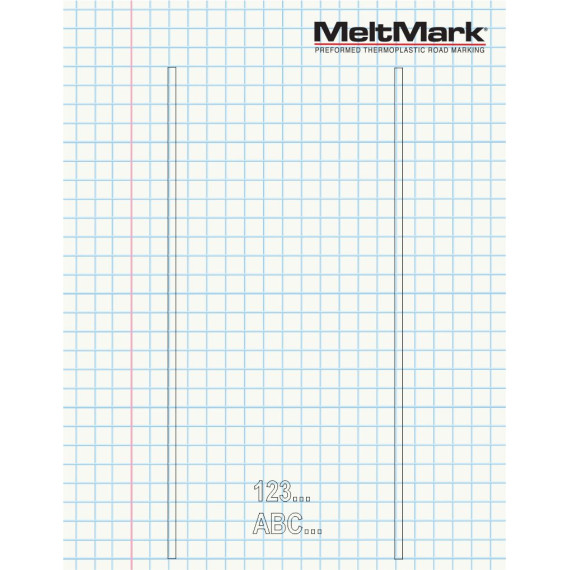 MeltMark Tall/bokstaver 20cm gul
