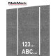 MeltMark Tall/bokstaver 50cm hvit