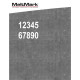 MeltMark Tall/bokstaver 50cm hvit