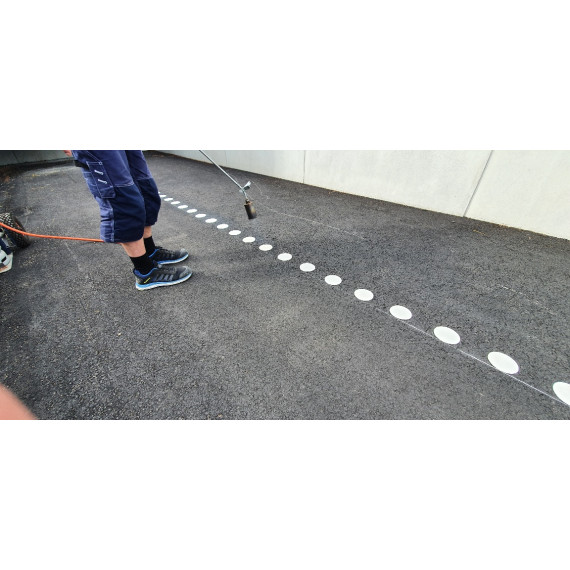 MeltMark Sirkler Ø10cm hvit