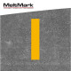 MeltMark Linje 20x100cm gul