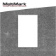 MeltMark Linje 60x100cm hvit