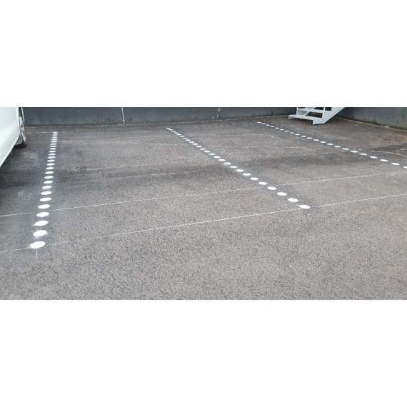 MeltMark Sirkler Ø10cm grå