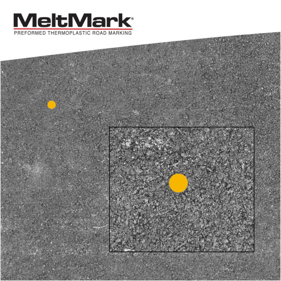 MeltMark Sirkler Ø10cm gul