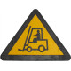 MeltMark Truck symbol 80x91cm svart/gul