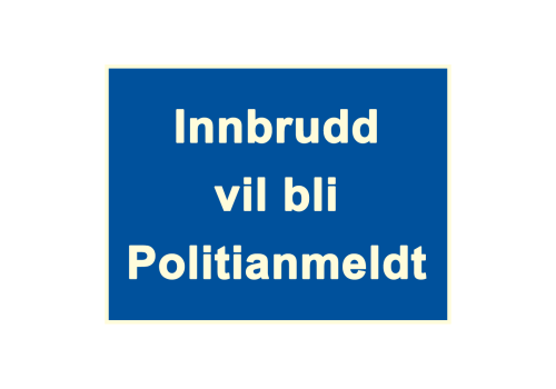 Veggmonterte skilt